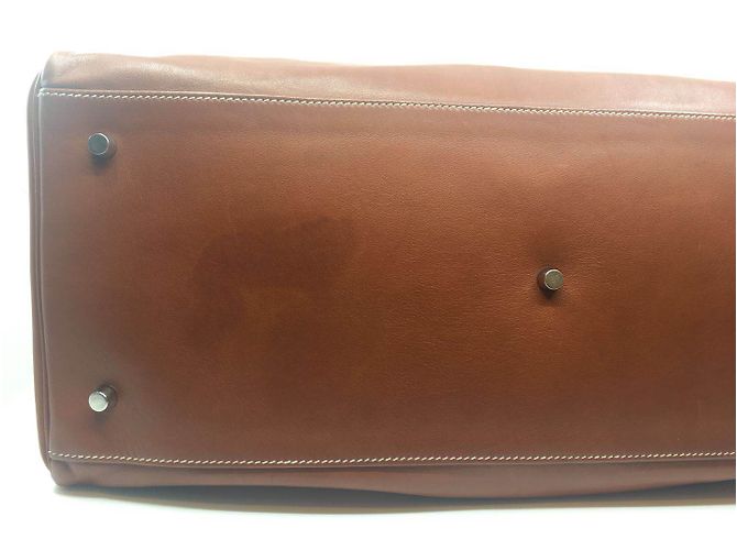Hermès Kelly Relax 50 Karamell - Ansicht 9