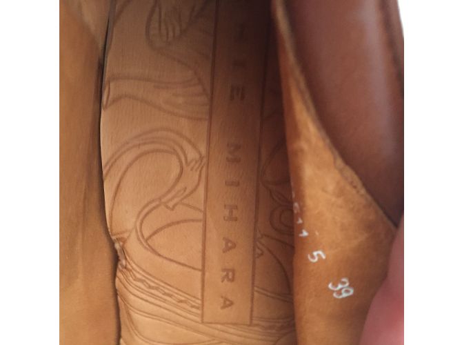 Chie Mihara Ankle Boots Caramel Leather 39 - view 5