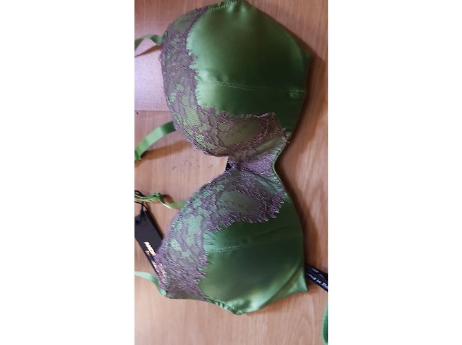 Conjunto de Sostén y Bragas Brasileñas Andres Sarda Verde Claro - vista 6