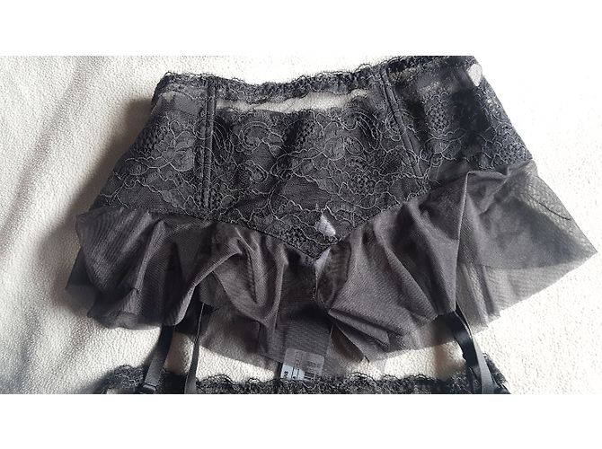 Conjunto de lencería de 3 piezas Andres Sarda Gris Oscuro Poliamida Gris antracita - vista 8