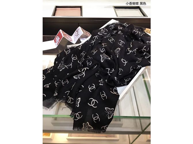 Chanel Lenços Preto - vista 6