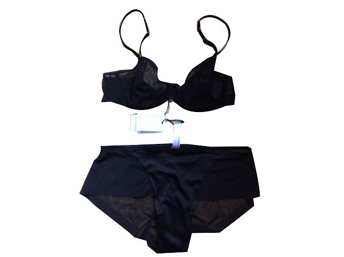 Autre Marque Ensemble Marie Jo Top 90B Nero Poliammide - vista 2