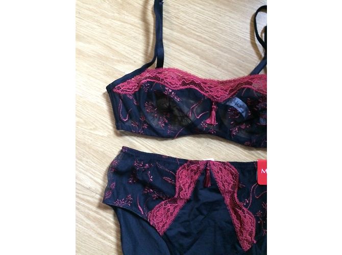 Autre Marque Conjunto de lencería Andres Sarda Negro Poliamida - vista 3