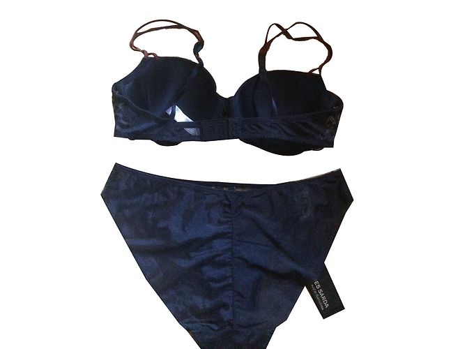Conjunto de lencería azul de poliamida Andres Sarda - vista 2