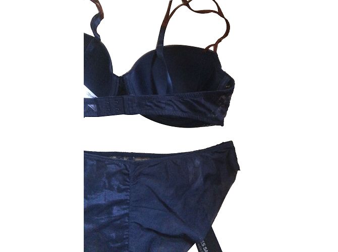 Conjunto de lencería azul de poliamida Andres Sarda - vista 3