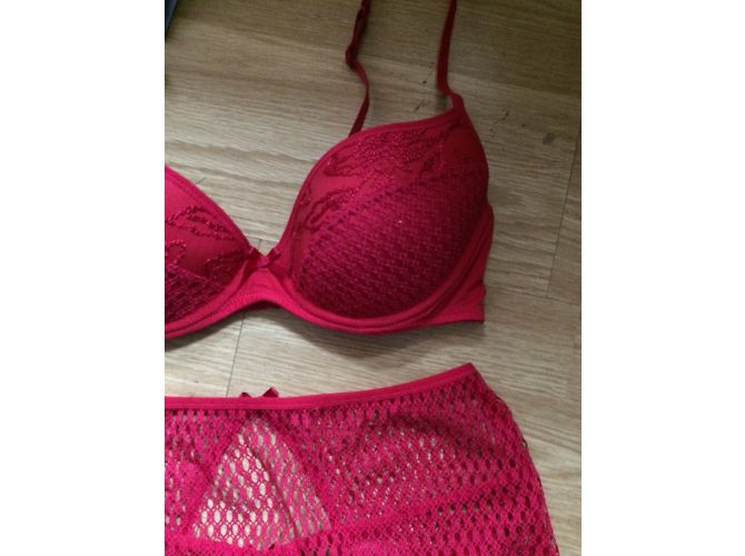 Conjunto de lencería rojo de poliamida Andres Sarda Roja - vista 4