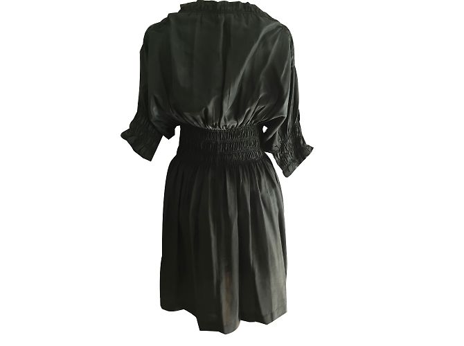 Isabel Marant Etoile Seidenkleid Schwarz - Ansicht 2