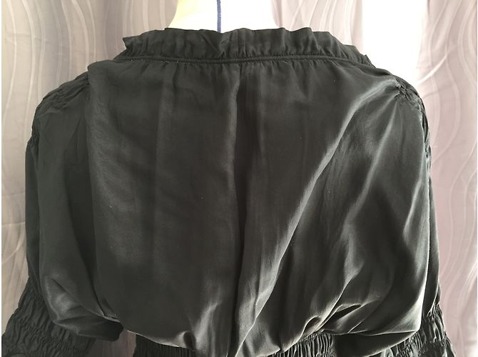 Isabel Marant Etoile Seidenkleid Schwarz - Ansicht 4