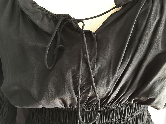 Isabel Marant Etoile Seidenkleid Schwarz - Ansicht 5