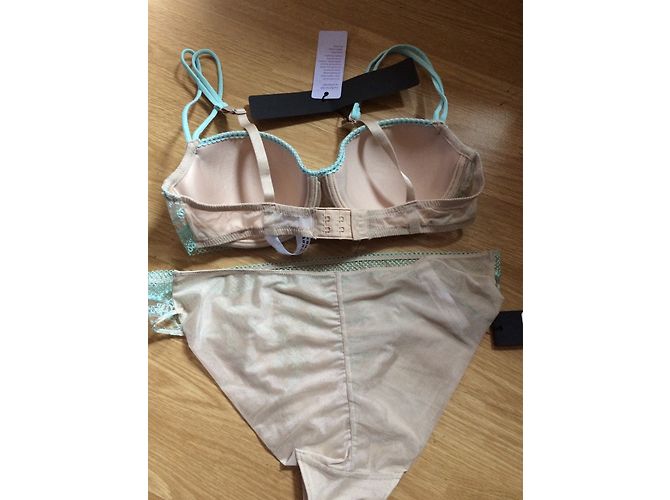 Conjunto de lencería Andres Sarda beige de poliamida - vista 5