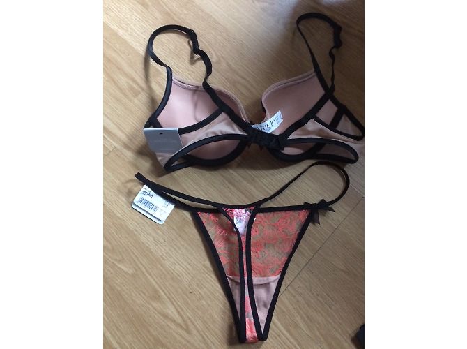Autre Marque Conjunto de lencería Marie Jo beige de poliamida - vista 5