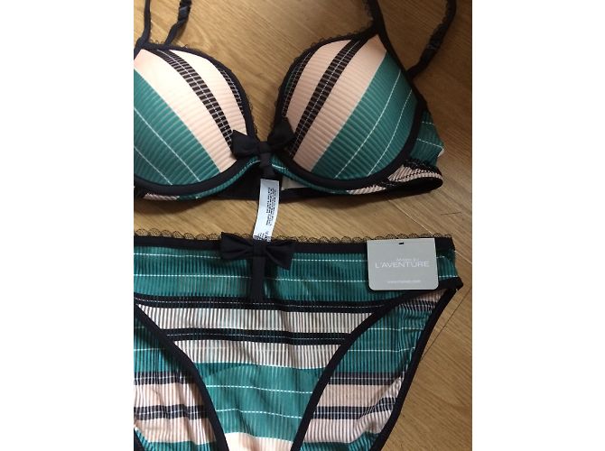 Autre Marque Conjunto Marie Jo Verde Oscuro Poliamida - vista 2