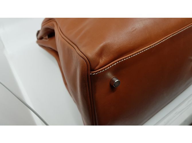 Hermès Kelly Relax 50 Karamell - Ansicht 10