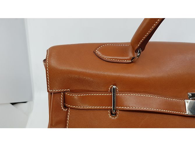 Hermès Kelly Relax 50 Karamell - Ansicht 5