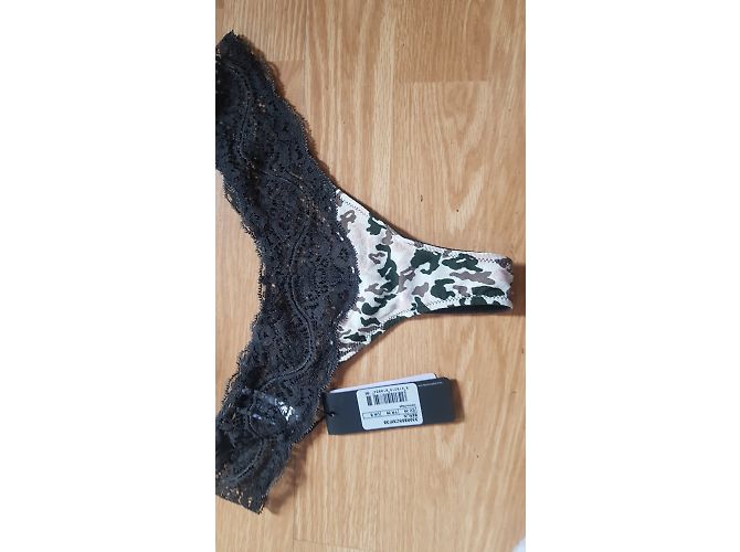 Set Reggiseno e Perizoma Andres Sarda Crema e Grigio Scuro Grigio antracite - vista 6
