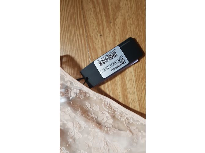 Conjunto de Sujetador y Bragas Brasileñas Andres Sarda Crema - vista 3