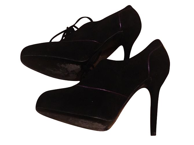 Décolleté Dolce & Gabbana in pelle viola Nero - vista 2