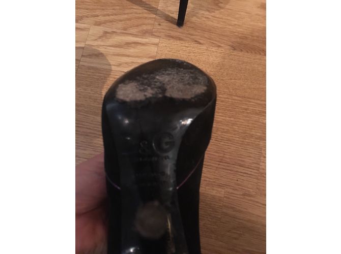 Décolleté Dolce & Gabbana in pelle viola Nero - vista 7