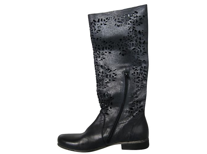 Autre Marque Ixos Lederstiefel schwarz - Ansicht 2