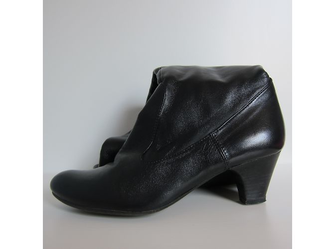 Autre Marque Botas cuissardes de cuero negro - vista 5