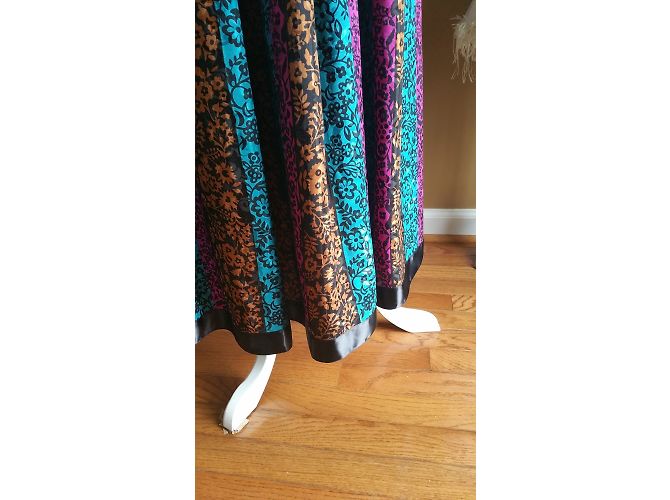 Falda de seda Oscar de la Renta con estampado floral Talla 6 Multicolor - vista 2