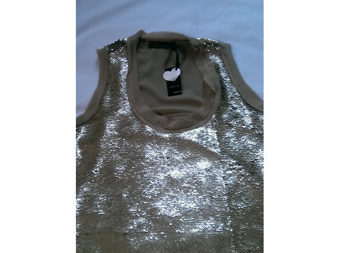 Simona Barbieri Twiset Glitzerkleid in Gold Golden - Ansicht 4