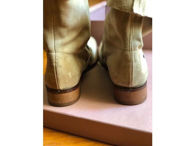 Botas Zadig & Voltaire de piel beige - vista 3