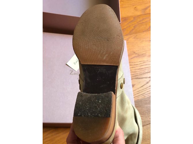 Botas Zadig & Voltaire de piel beige - vista 6