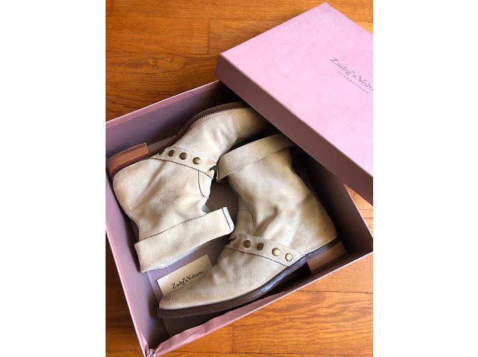 Botas Zadig & Voltaire de piel beige - vista 7