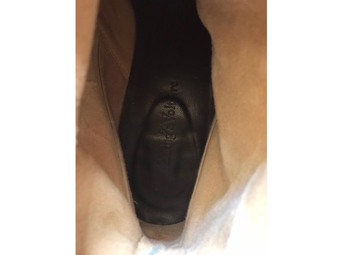 Botas Zadig & Voltaire de piel beige - vista 8