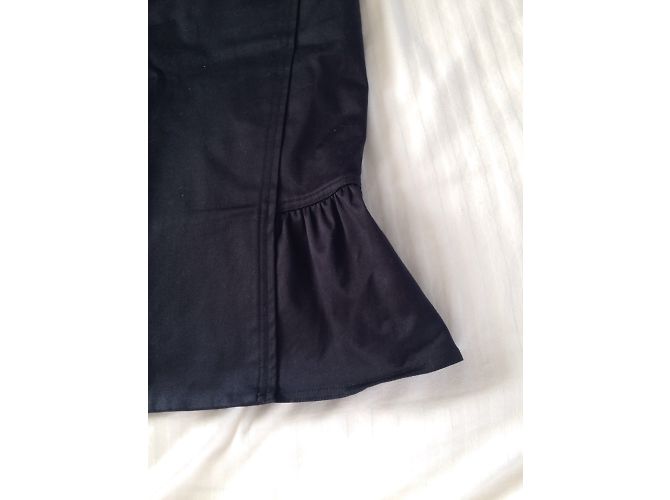 Falda lápiz Gucci de algodón negro - vista 3