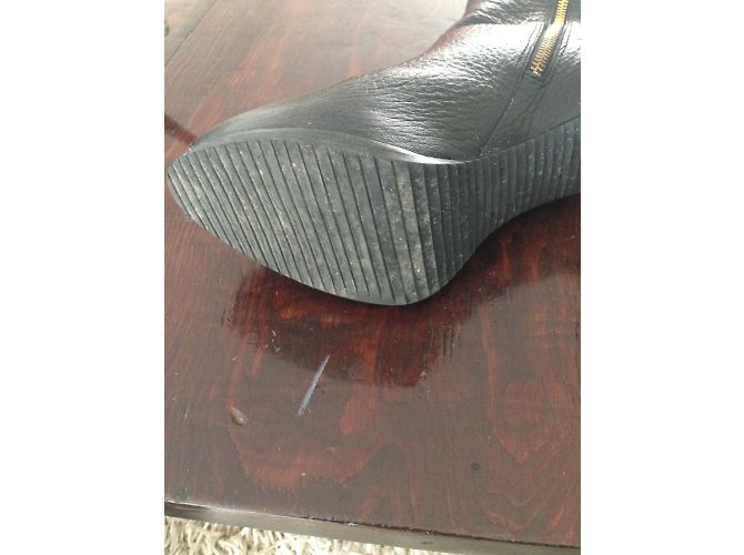Stivaletti Liu.Jo in pelle nera con platform Nero - vista 5