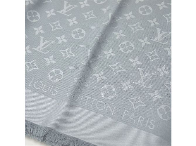 Bufanda del monograma de Louis Vuitton Gris - vista 3