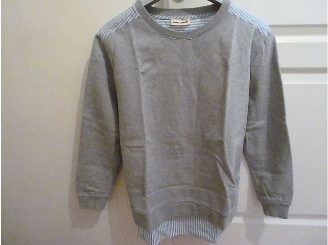 Autre Marque Felpa CUSTOMMADE Grigia e Blu a Righe Cotone M - vista 6
