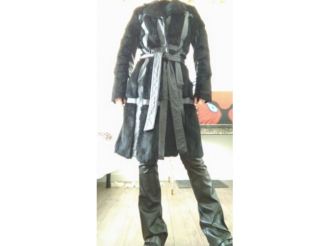 Rene Derhy Abrigos, Ropa de calle Negro - vista 3