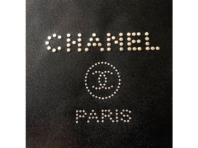 Chanel Bolso de embrague deauville Negro - vista 4