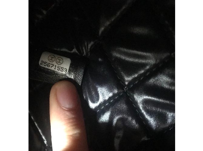 Chanel Bolso de embrague deauville Negro - vista 6