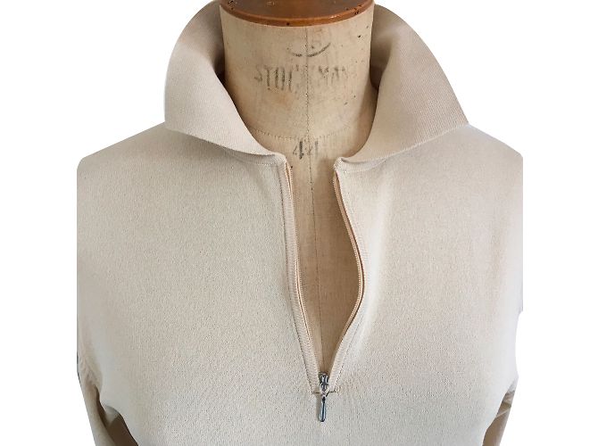 Emmanuelle Khanh Poloshirt Beige Viskose - Ansicht 2