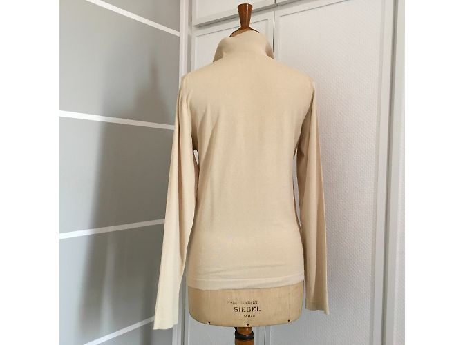 Emmanuelle Khanh Poloshirt Beige Viskose - Ansicht 5
