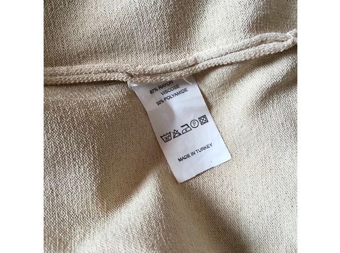 Emmanuelle Khanh Poloshirt Beige Viskose - Ansicht 7