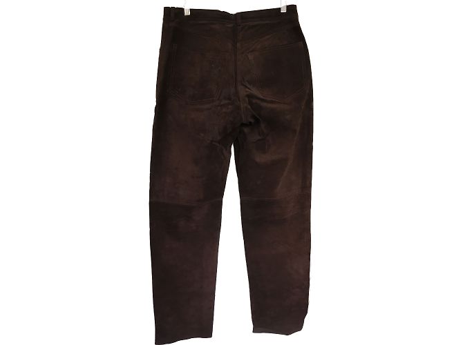 Autre Marque Pantalones Mexico Solo de cuero marrón Castaño Marrón oscuro - vista 2
