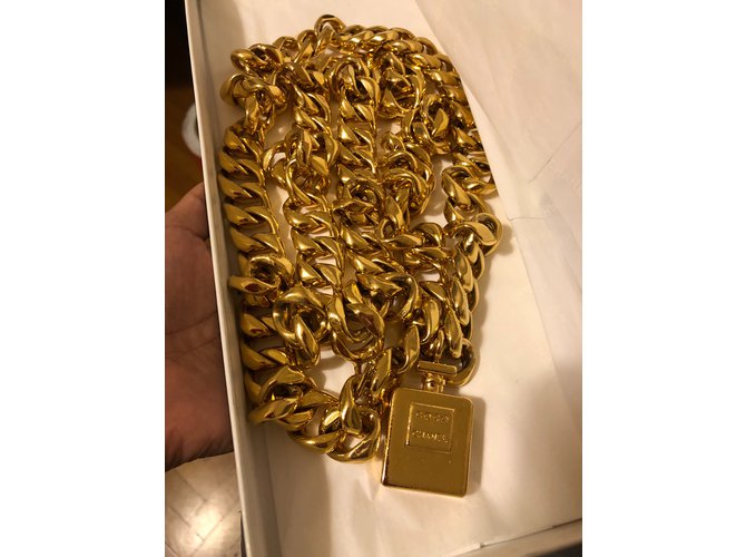 Chanel Cinturones Dorado - vista 3