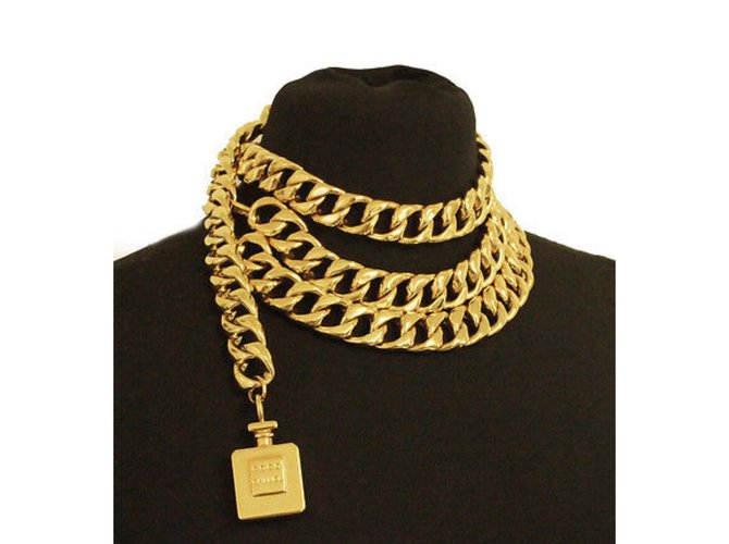 Chanel Cinturones Dorado - vista 4