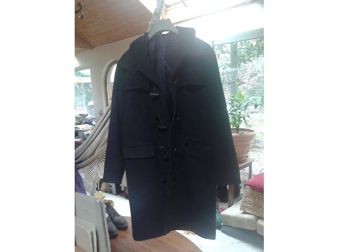 Abrigo Givenchy de lana y cachemira azul oscuro - vista 2