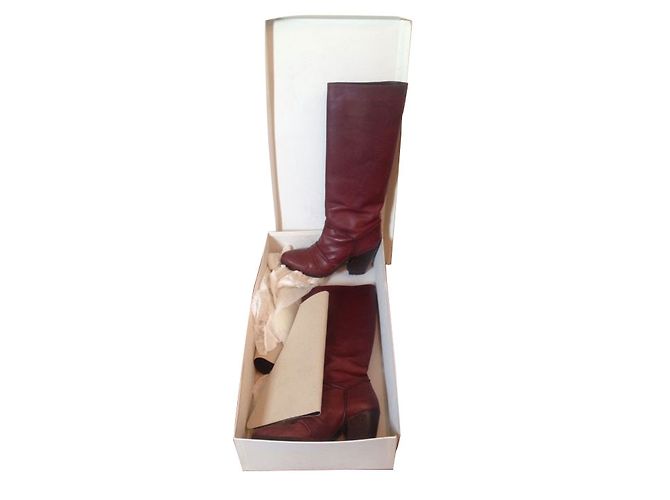 Vanessa Bruno Lederstiefel bordeaux - Ansicht 2