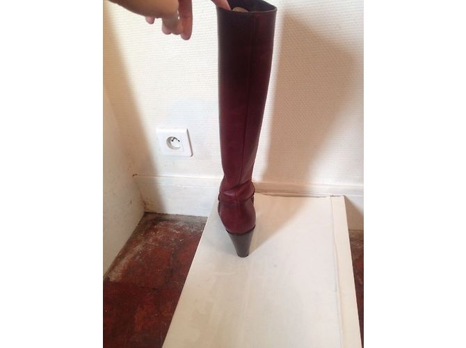 Vanessa Bruno Lederstiefel bordeaux - Ansicht 3