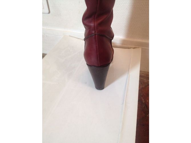 Vanessa Bruno Lederstiefel bordeaux - Ansicht 5