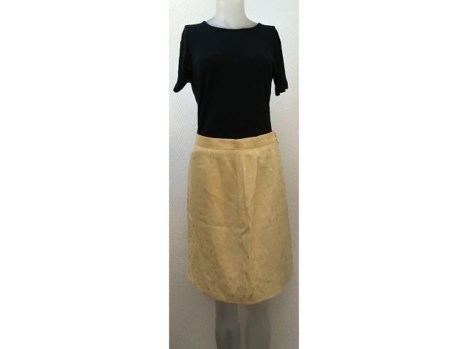 Autre Marque Completo Giacca e Gonna Sahzà Giallo Viscosa - vista 4