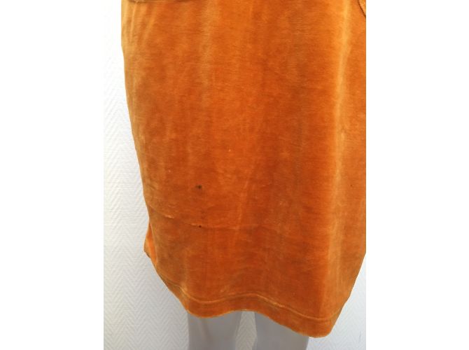 Falda de terciopelo Sonia Rykiel Naranja - vista 3