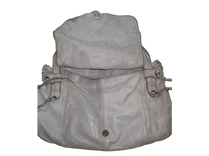 Borsa in pelle Zadig & Voltaire con borchie Grigia Grigio - vista 2